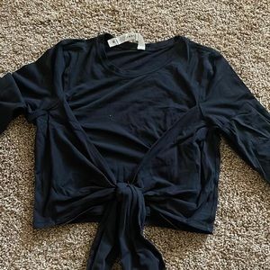 lululemon long sleeve tie top
